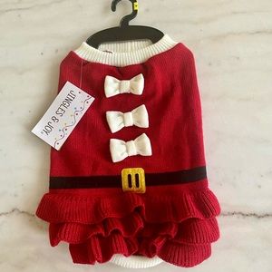NWT Jingles and Joy Dog Soft Sweater